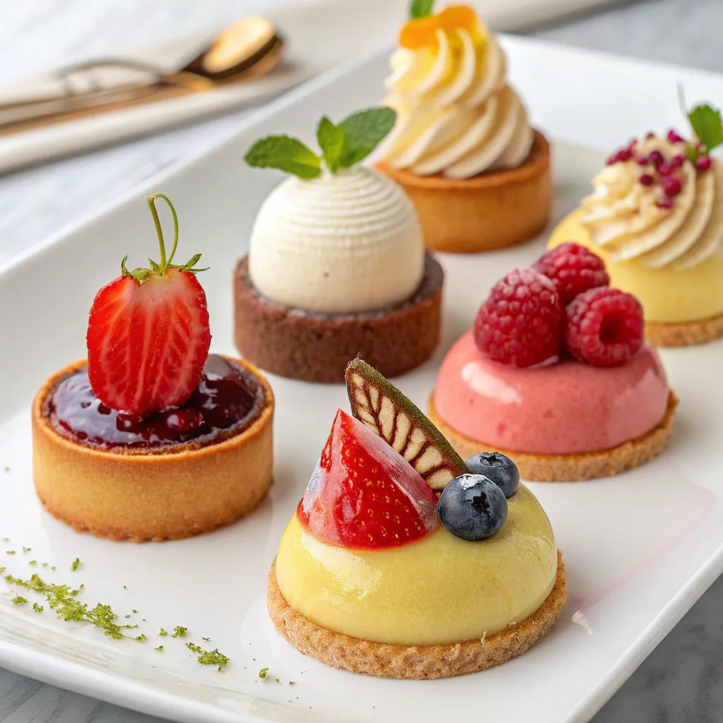 A delightful collection of gourmet desserts